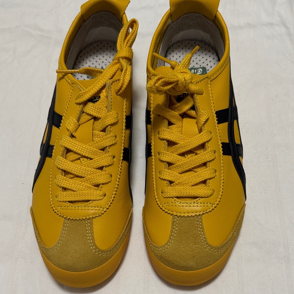 Onitsuka Tiger by Asics Yellow and Black Sneakers